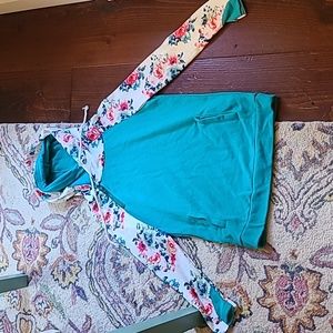 Floral hoodie
